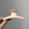 13cm Korean Hand-drawn Line Hair Clip Women's Summer New Fashion Simple Shark Clip Hair Accessories