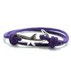 Simple Style Shark Bracelet For Men Sliding And Adjustable Rope Braslet Beach Surfing Nautical Braclet Accesorios Hombre Pulsera