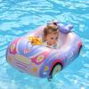 Baby Inflatable Ring, Cute Boat Design, Foot-In Type, Baby Float, Perfect for Summer Days, Beach, Pool, Water Play, Suitable for Children Ages 1-4, In