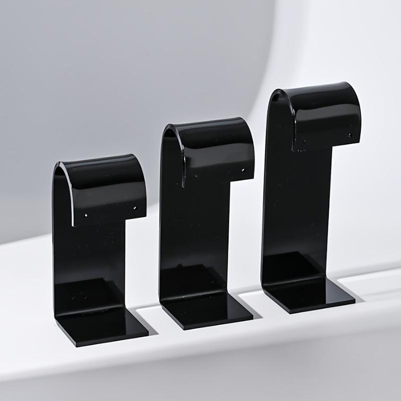 3Pcs/set Acrylic Curved Top Drop Stud Earring Display Stand Rack Tradeshow Earrings Holder Jewelry Photography Accessories Tool