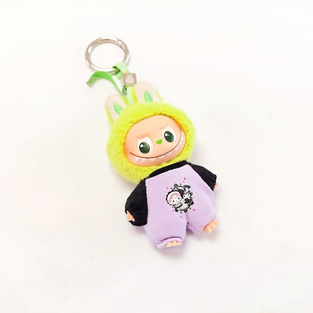 Mini Version 4.0 Vinyl Face Plush Blind Box Doll Clothes Christmas Set Small Nose Gaga Heart Bottom Password