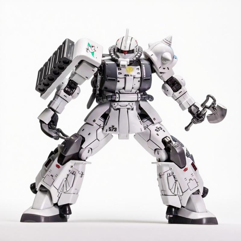 Hg 1/144 Zaku Ms-06R-1A Assembly Model Kit Action Figures Cool Action Figure Kid Educational Toys Boy Surprise Gifts Collection