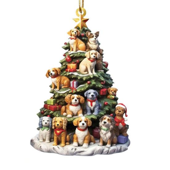 Ozdoba na książkę Kalendarz adwentowy Akrylowy wisiorek na książkę w formie układanki, dekoracja wisząca na choinkę, prezent dla miłośników książek