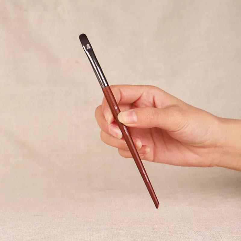 Soft Bristle Professional Makeup Brush Set: Blush, Eyeshadow, Powder & Single Piece Brush.