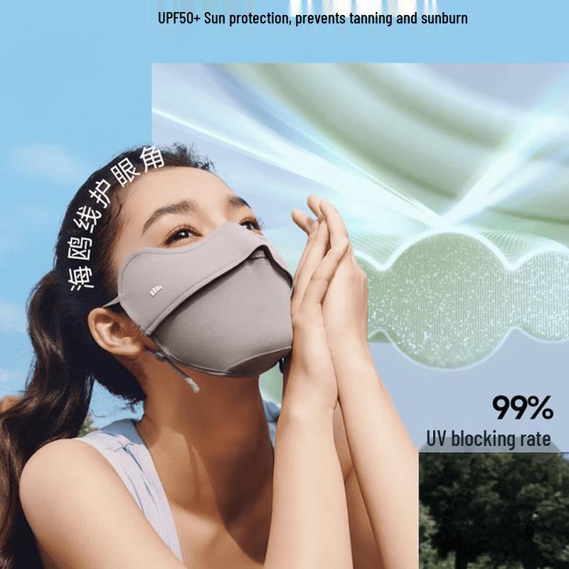 beneunder Cooling UV Protection Mask with Eye Coverage