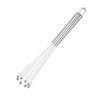 Edelstahl-Wellenperlen-Schneebesen-Set, 10 Zoll, 12 Zoll, rostfrei, bequemer Griff, leicht zu tragen, manueller Schneebesen, Küchen-Backwerkzeuge