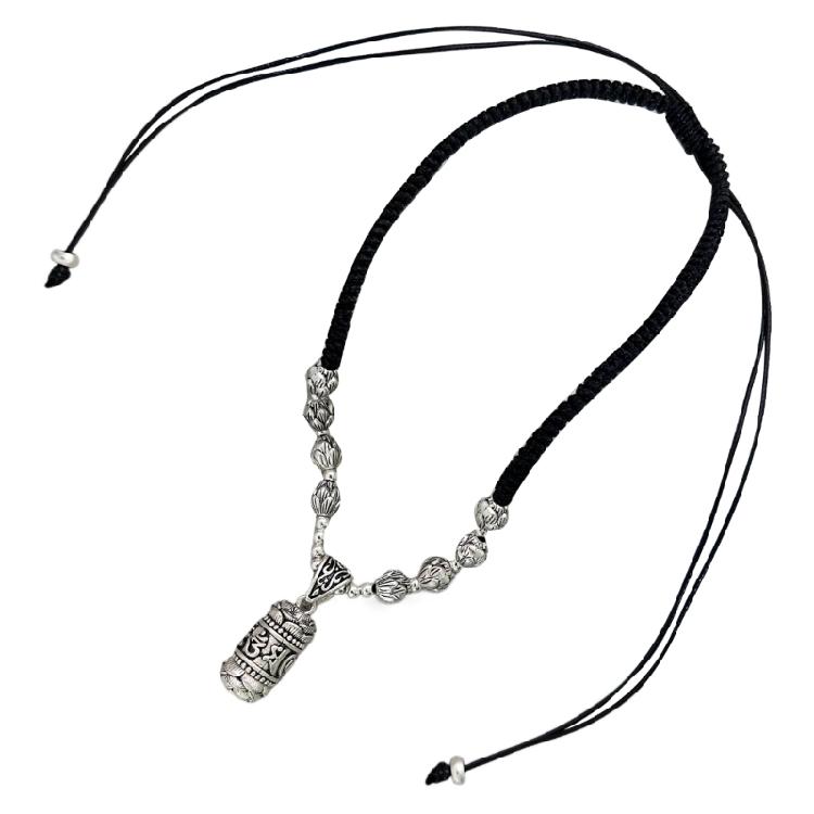 Винтажное этническое длинное ожерелье, бусы, цепочка для свитера, китайский стиль N 1