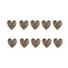 10Pcs Nail Art Decorations Stunning Visual Effect Decorative Attractive Stylish 3D Love Heart Decors DIY Manicures Supplies