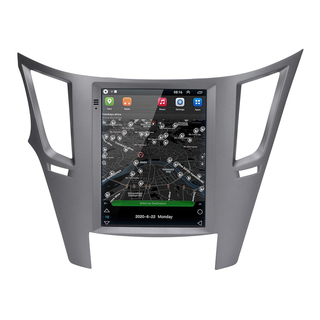 9.7in Navigation Car Multimedia Vertical Screen for Android Replacement for Outback Legacy 2009‑2014
