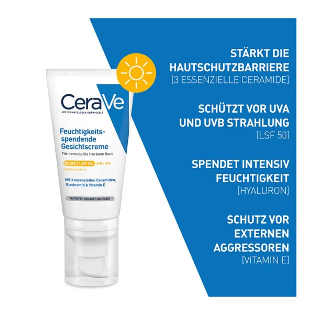 CeraVe Moisturizing SPF50 Face Cream 52ml