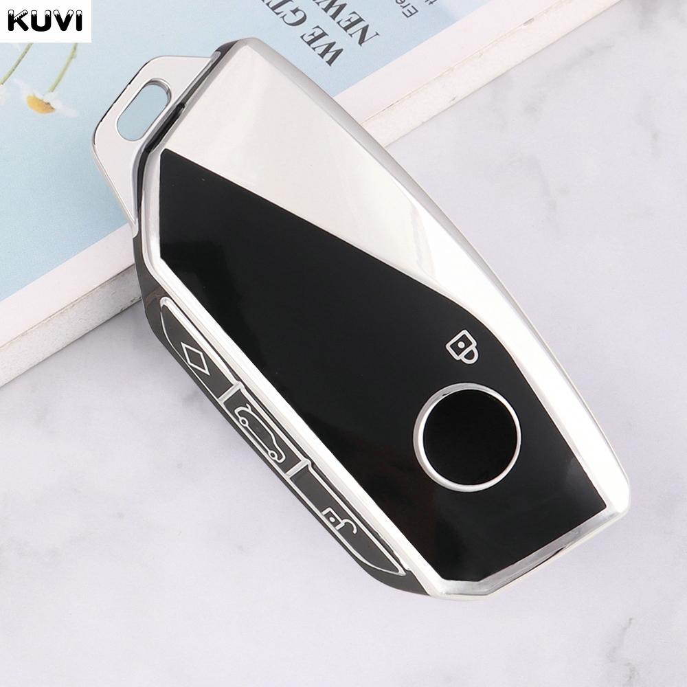 New Tpu Car Key Case Cover Shell Fob For Bmw I7 X7 G07 Lci Ix I20 X1 U11 7 Series G70 G09 Xm U06 G81 Energy Accessories