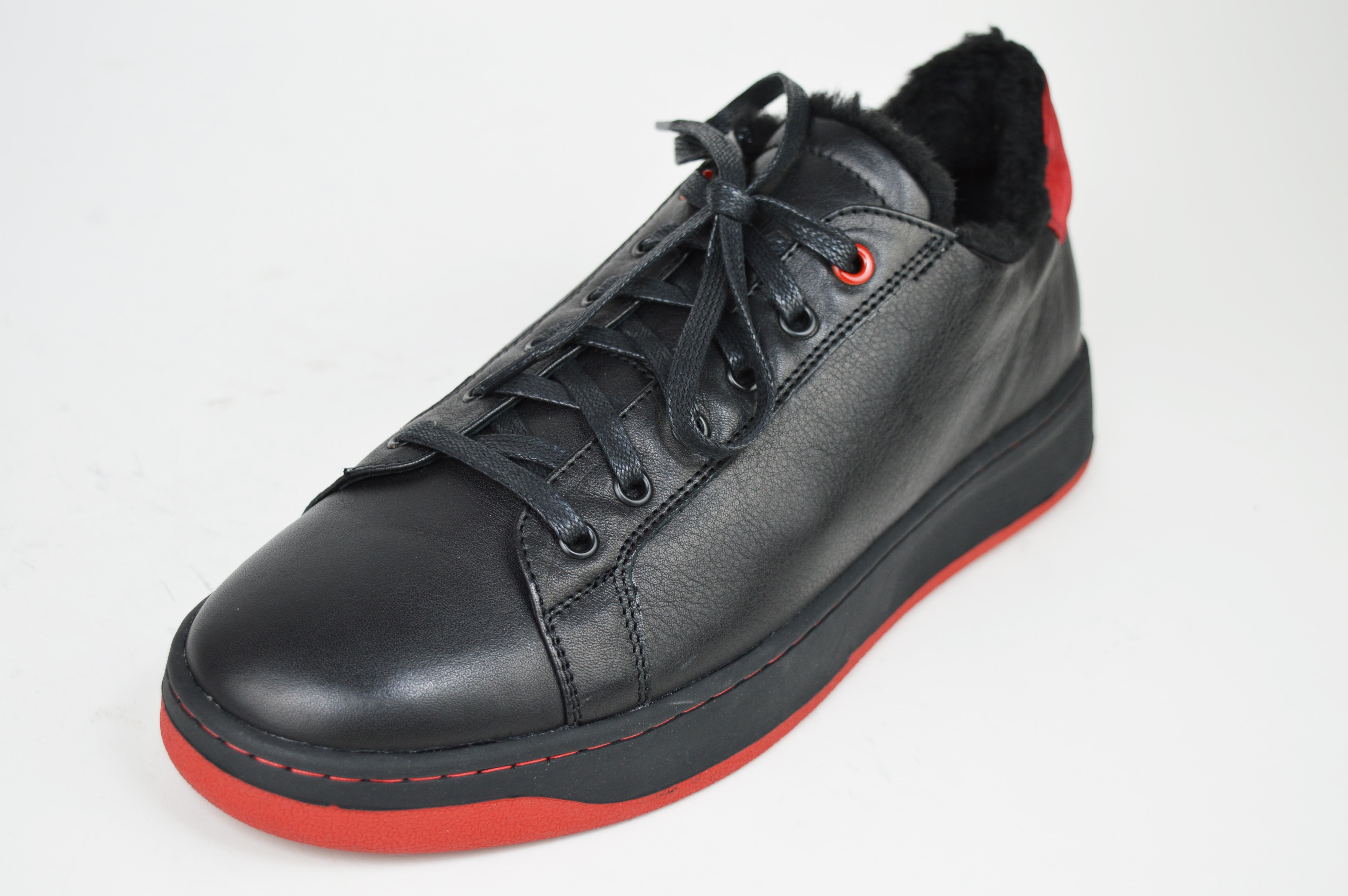 

Кросівки зимові Kadar 3778644 40 Чорні з червоним шкіра 40 чорний