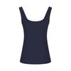 Women Tops U-Neck Sleeveless Slim Fit Solid Color Tank Tops Ribbed Elastic Summer Casual