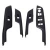 Portable 4Pcs Car Glass Lifter Black Switch Panel Window Switch Frame For Honda Civic 2012-2015