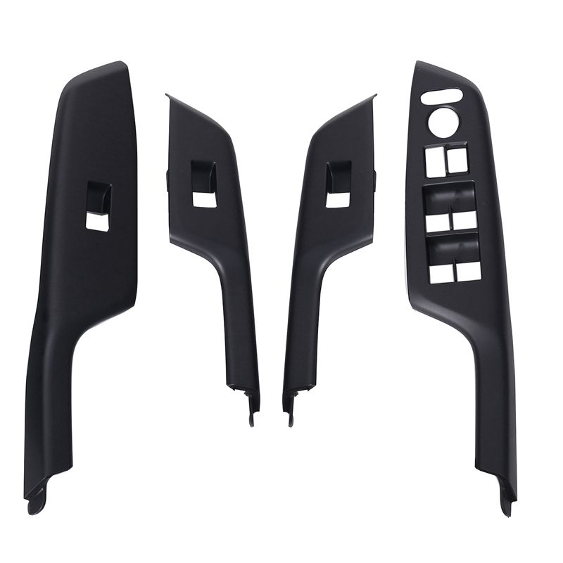 

Portable 4Pcs Car Glass Lifter Black Switch Panel Window Switch Frame For Honda Civic 2012-2015
