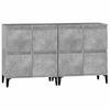 Vidaxl Chests of Drawers, 2 Pcs., Concrete Gray, 60X35X70 Cm