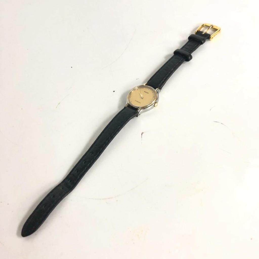 Used RADO Watch Silver Men's Quartz Stainless Steel Strap Analog Date [Genuine Product] Popular Model