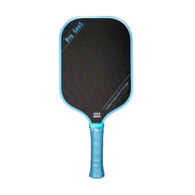 Professional Carbon Fiber Pickleball Paddle 5th Gen Heat-Pressed One-Piece Construction Tournament Play