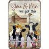 Tin Sign Art Metal Wall Decor 20x30cm Retro Vintage Painting