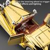 1:24 500K Atlantic Cars Toy Alloy Models with Light Sound Doors Opened Miniature Car Wheel Steering Vehicles Collect Souvenirs