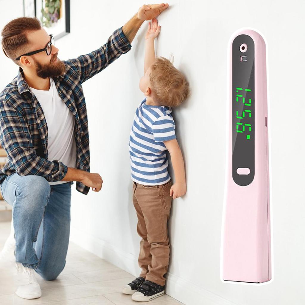 Smart Digital Height Measuring Device Infrared laser Height Measurement Tool Handheld Cordless Height Measurement Device for Kid