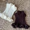 Autumn and Winter Pet Knitted Dress Soft and Warm Woolen Vest Teddy Cat Coat Puppy Clothes Dog Clothes for Small Dogs