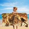 1pc Classic A-Attack O-On T-Titan Microfiber Beach Towel Absorbent Quick Dry Soft Yoga Swimming Resort Mountain Climbing Towel