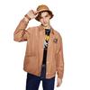 Lee Xline Series SS23 Comfortable Thin Coach Jacket Men jackets Brown LMT0053752RZ00FA03952