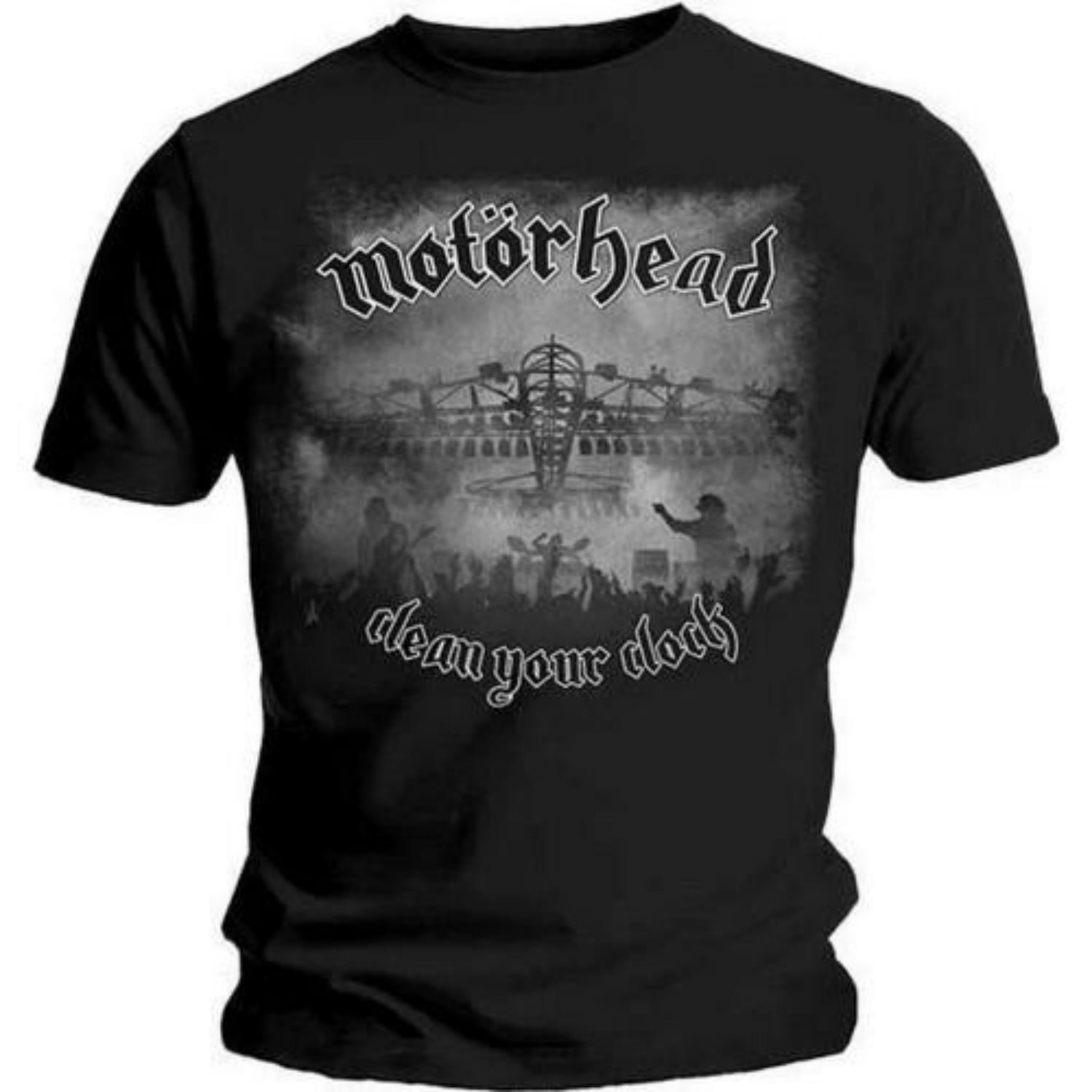 

Motorhead Unisex Adult Clean Your Clock Back Print T-Shirt S разноцветный