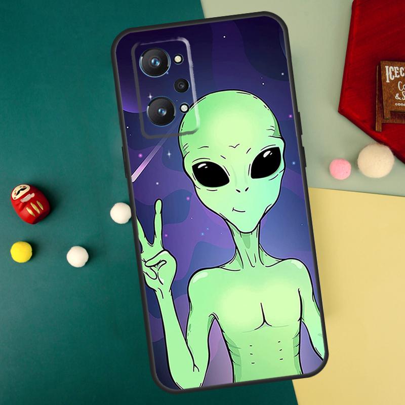 Aesthetics Cartoon Alien Space For Realme 15 Pro GT7 C55 C71 C53 C67 C75 C61 C33 C63 C51 C65 10 11 12 13 14 Pro Plus Case