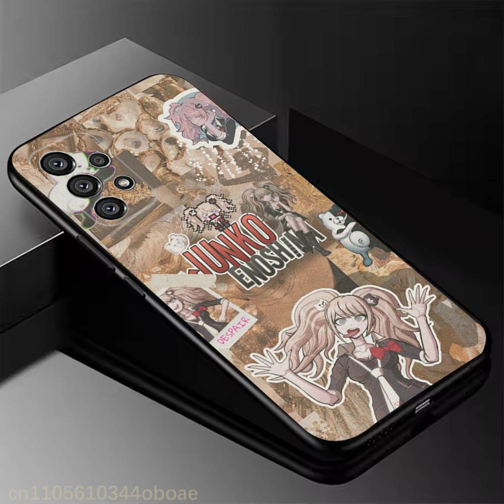 D-Danganronpa Enoshima Junko Phone Case For Samsung Galaxy A13,21s,22,31,32,52,53,71,80,A91 Soft Black Shell