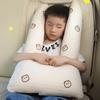 Car Seats Rest Pillow Adjustable Secure Strap Embroidered Animal Pattern Vehicle Pillow Easy Carrying for Family Travel