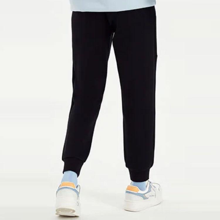 Li Ning Sports Lifestyle Series Logo Cuffed Sweatpants Women pants Black AKLS046-1