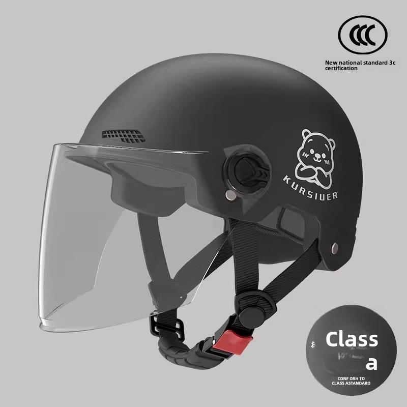 Electric Vehicle Helmet Men and Women Large Summer Breathable Four Seasons Universal Safety Helmet Half Helmet