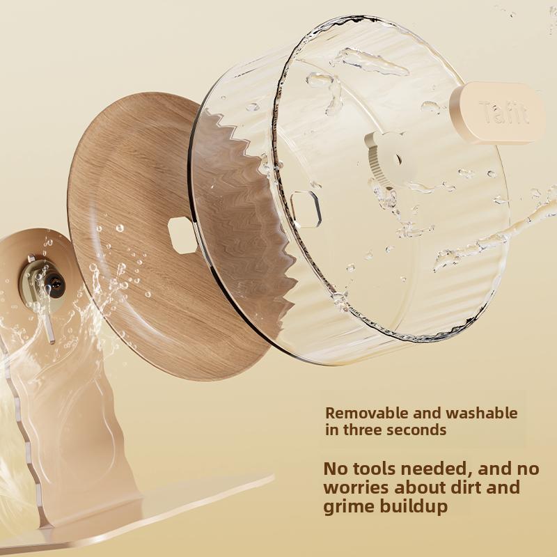 Hamster Exercise Wheel Ultra Silent Large Running Toy for Cage Accessory Noiseless Metal Spinner for Small Animal Fitness