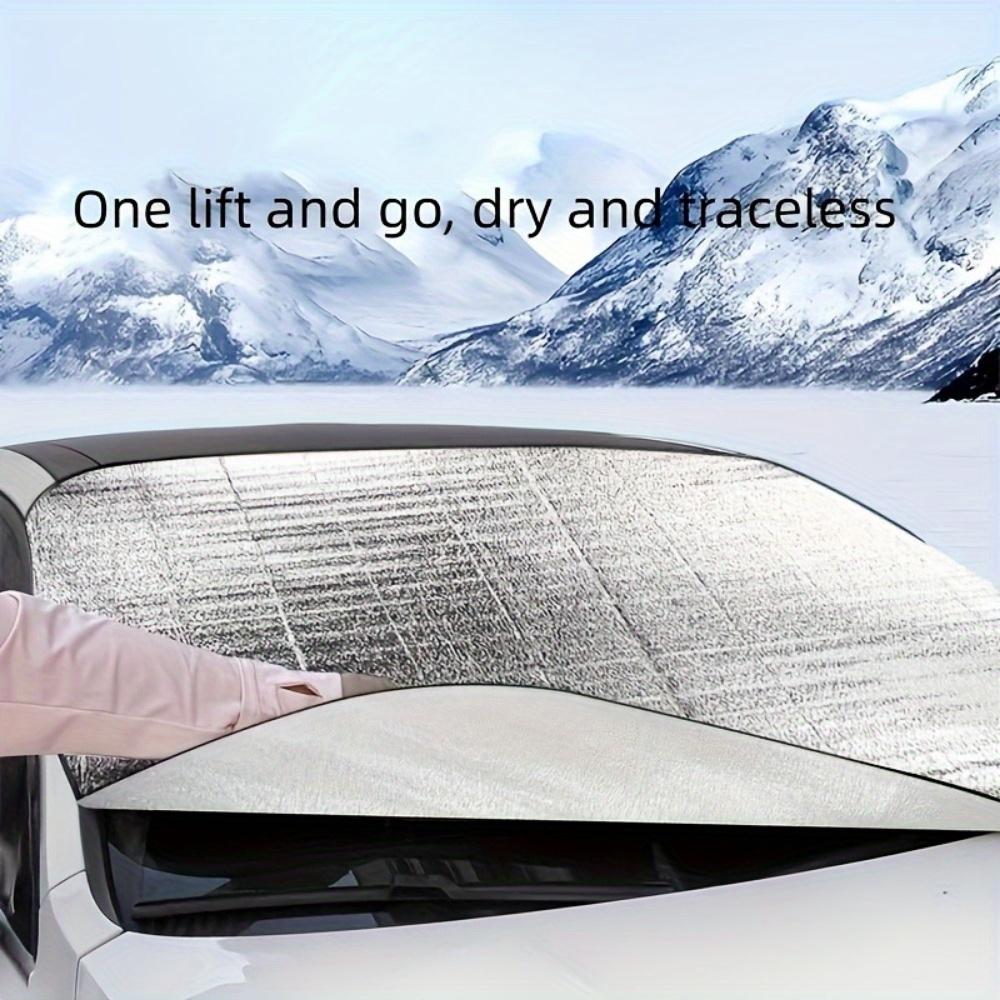 Auto-Schneeabdeckung, universeller Anti-Schnee-Schutz für die Windschutzscheibe vorne und hinten, Visier, Staubschutz, Winter-Windschutzscheiben-Sonnenschutz