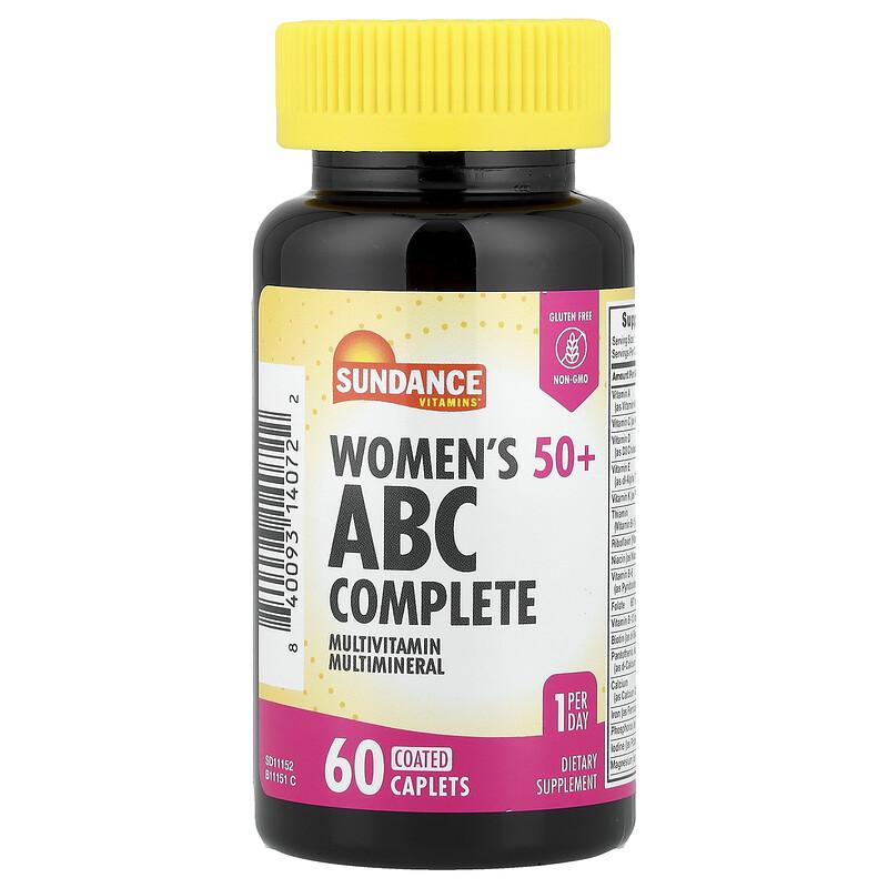 Women's 50+, ABC Complete Multivitamin Multimineral, 60 Coated Caplets