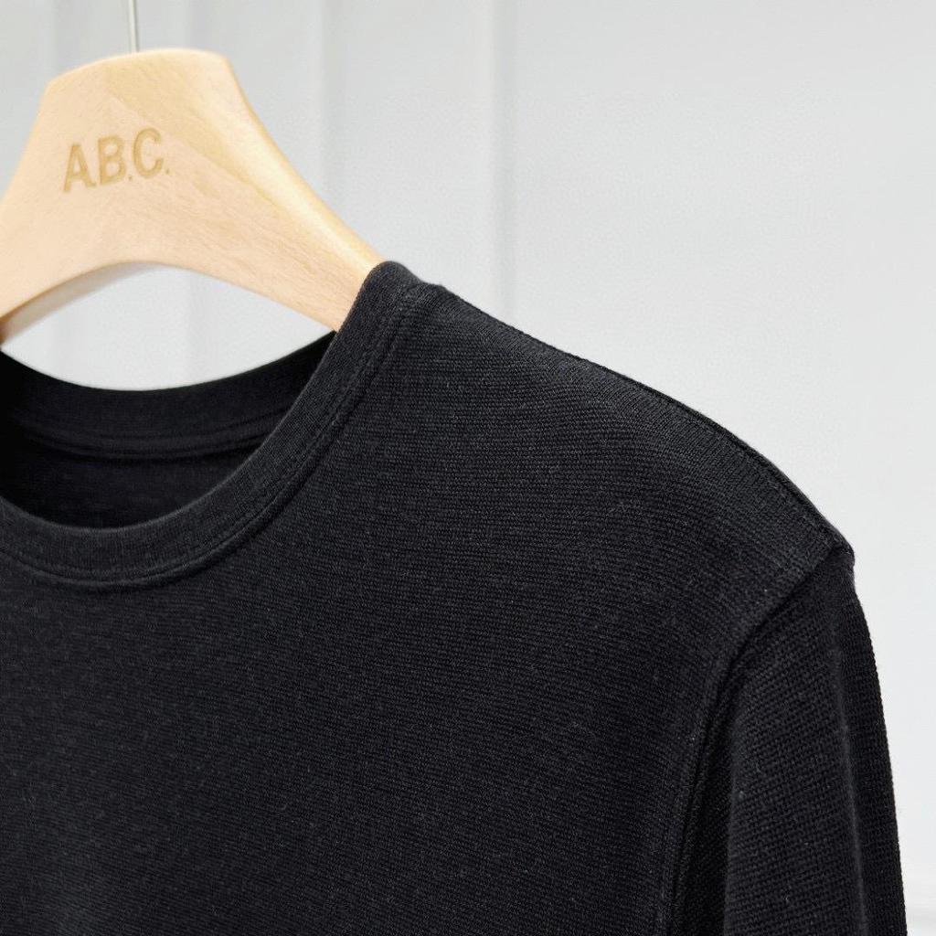 [UpperClass Series] Women's Tencel Wool Round Neck Long Sleeve Top