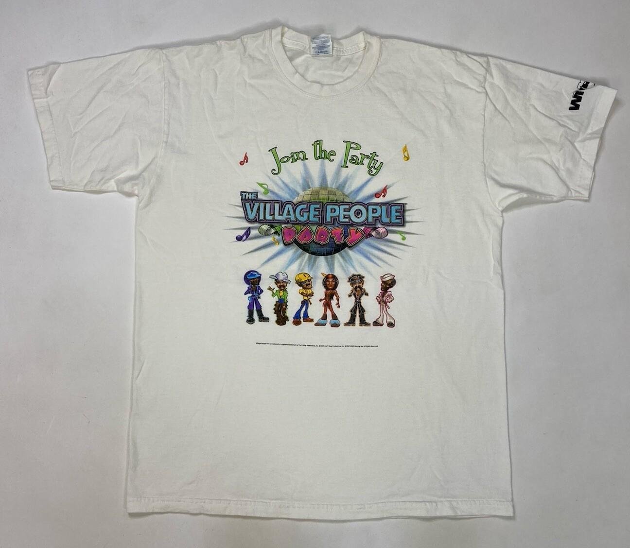 VINTAGE The Village People Join The Party 2007 Graphic T-shirt Men Large Music L