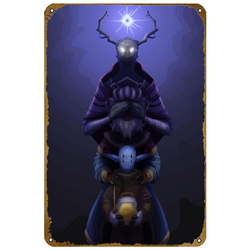 Metal Tin Signs Plaque Video Game Wall Decoration Vintage Art Posters Iron Painting for Man Cave Home Cafe Game Room Club Bar