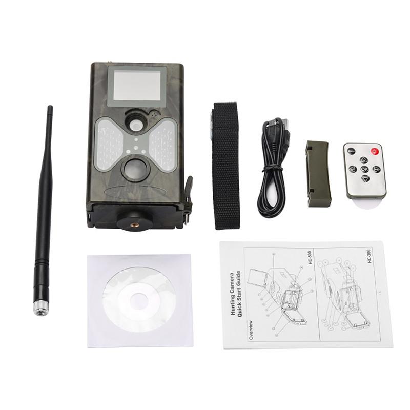 HC-330M 16MP Trail Camera Waterdicht 1080P Fotoval Jacht Wildlife Monitoring 120° Detectiebereik