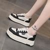 Platform Women's Shoes Spring Board Shoes 2025 New Autumn Platform Casual Versatile White Shoes Original Niche Shoes