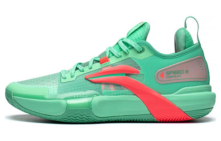 Li Ning Speed 9 Premium PRM Летний Текстиль, Синтетическая Кожа Амортизация Скользкая Устойчивая к истиранию Низкий топ ABAT023-2 47.5