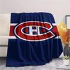 Montreal Canadiens Print Flannel Blanket, High Quality Comfortable for All Seasons, Home Decor, Warmth and Comfort, Perfect for Christmas Gifts