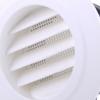 Plastic Round Air Exhaust Vent Grille Cover Wall Ventilation Inlet Outlet ABS Plastic Environmentally Friendly