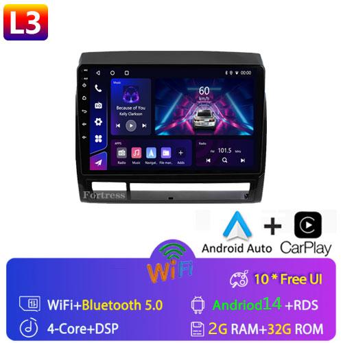 2Din 9" Android 13 Car Radio Player For Toyota Tacoma 2 HILUX 2005-2013 Carplay GPS Navi Head Unit 2din Stereo DVD