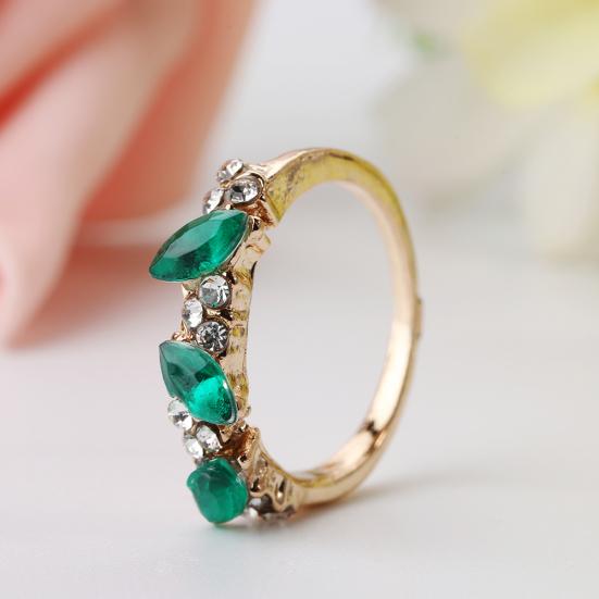 Women's Elegant Vintage Rhinestone Finger Knuckle Ring Gift Jewelry