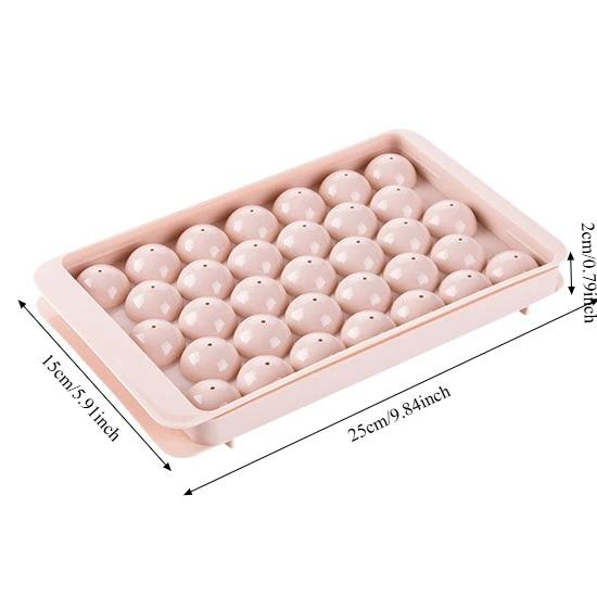 Tavă rotundă pentru cuburi de gheață 3D, cu capac, din plastic, în stil diamant, matriță pentru gheață, frigider, matrițe sferice pentru bricolaj, aparat de gheață, unelte de bucătărie