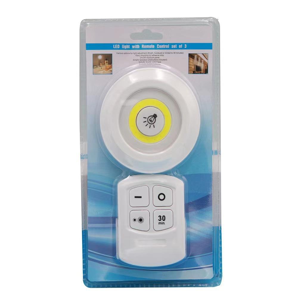 [Smart LED Lights] Smart Wireless LED Under-Cabinet Lights - COB Night Light With Remote Control - Perfect For Wardrobe, Kitchen & More