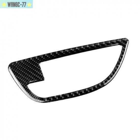 Carbon Fiber Car Door Handle Cover Trim Door Bowl For BMW 5 Series F10 2011-17